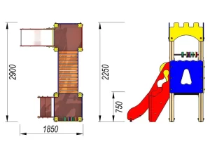 Комплекс детский МАФ 2030-1