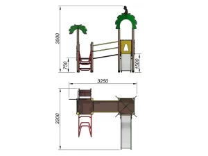 Комплекс детский Джунгли МАФ 2040-5