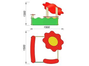 Песочница Ромашка МАФ 1503-1