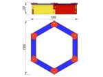 Песочница шестигранная МАФ 1505