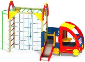 Детский игровой комплекс Машина с горкой ДИКС 02.26
