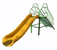 Горка с пластиковым скатом, тип 1 УСН 8601-0102-0121